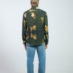 CAMICIA GREEN LEOPARD PAISLEY - Benevierre