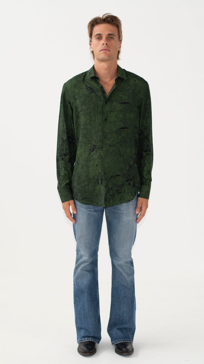 CAMICIA GREEN MARBLE - Benevierre