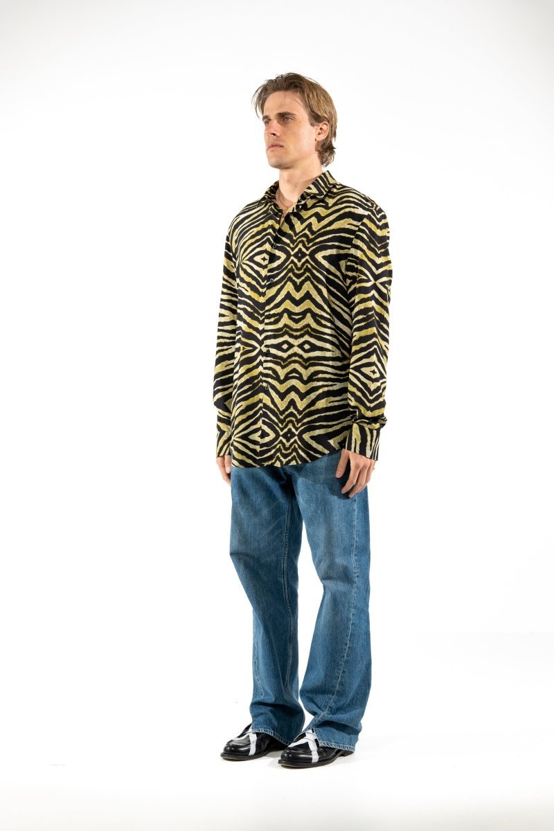 CAMICIA GREEN ZEBRA - Benevierre
