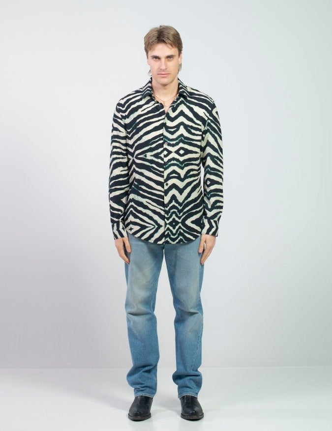 CAMICIA GREEN ZEBRA - Benevierre
