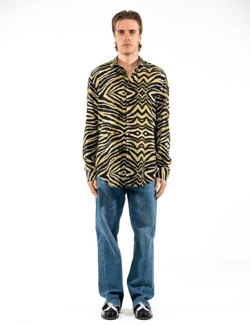 CAMICIA GREEN ZEBRA - Benevierre