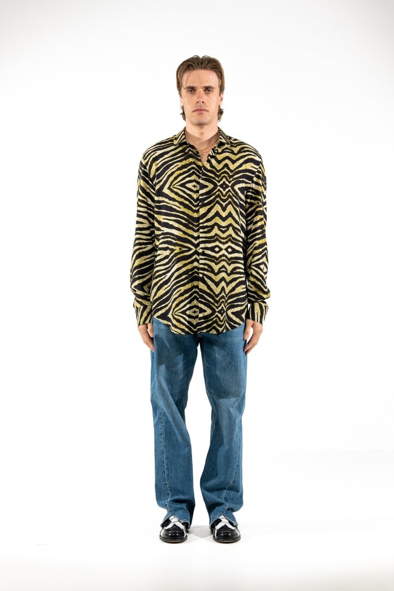 CAMICIA GREEN ZEBRA - Benevierre