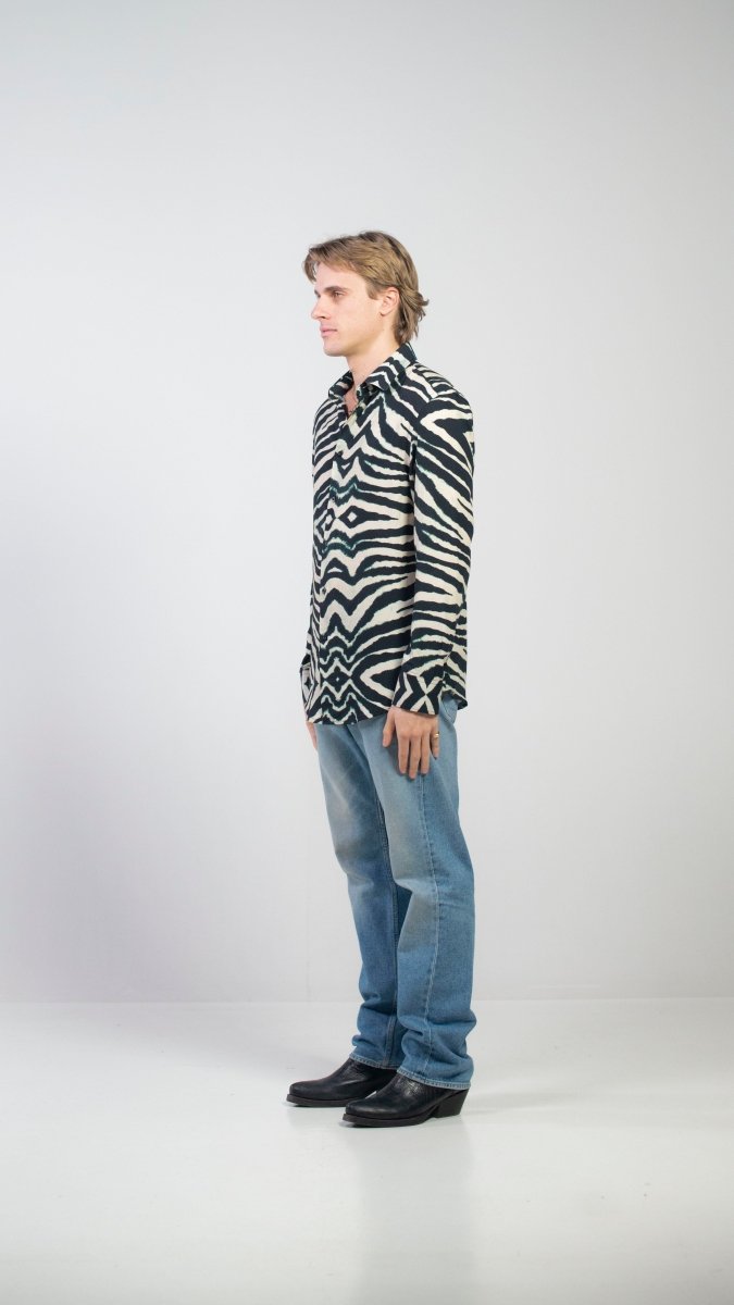 CAMICIA GREEN ZEBRA - Benevierre