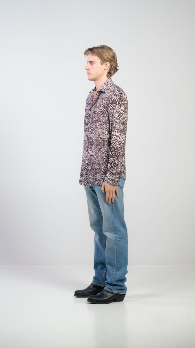 CAMICIA IVORY LEOPARD - Benevierre