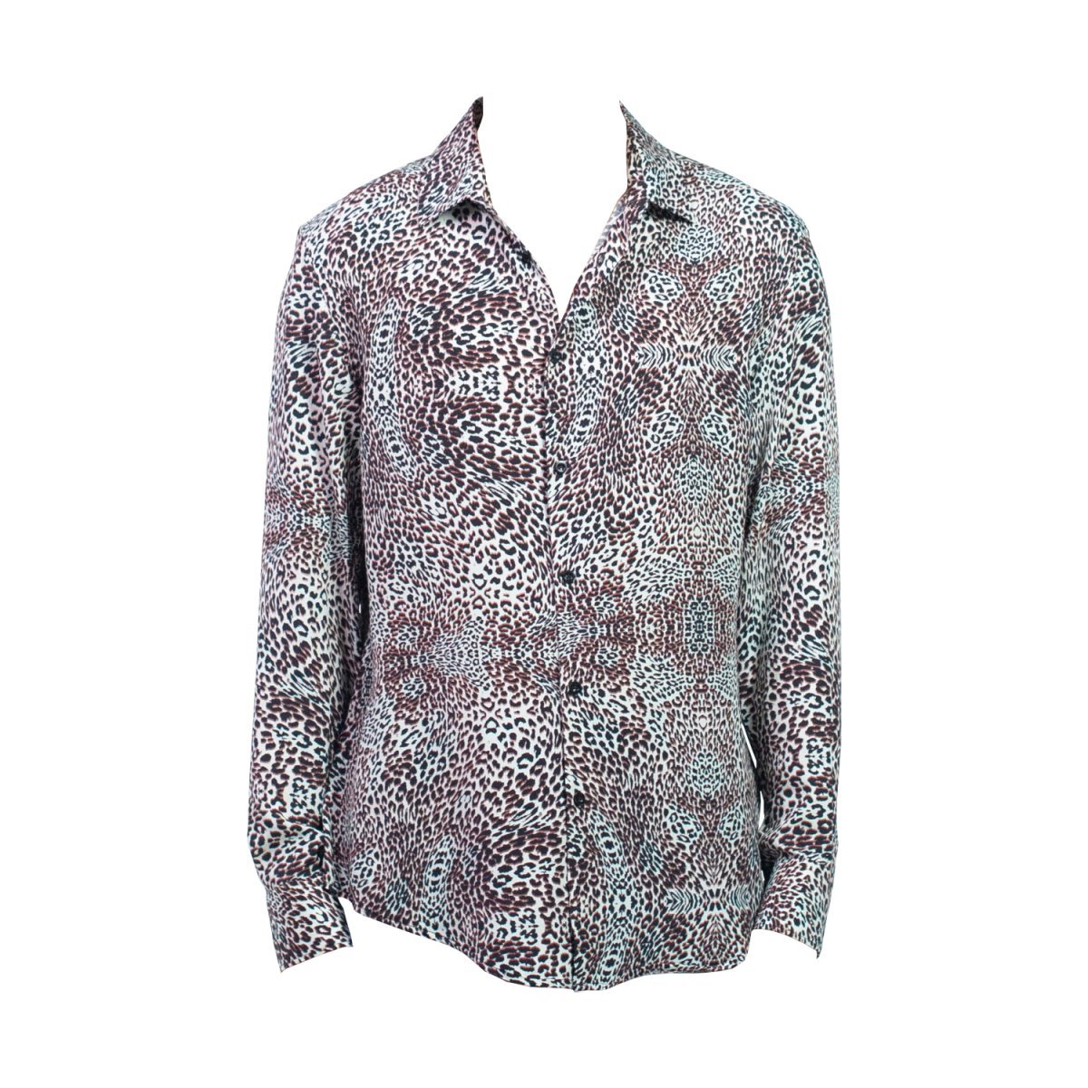 CAMICIA IVORY LEOPARD - Benevierre