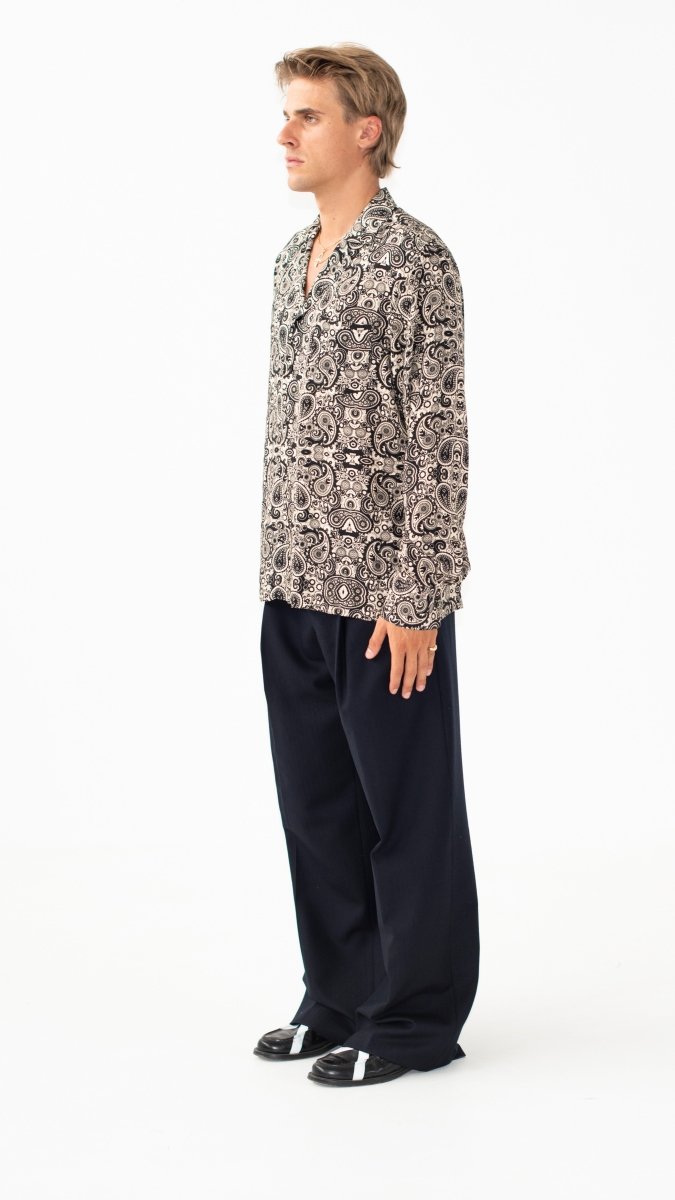 CAMICIA IVORY PAISLEY - Benevierre