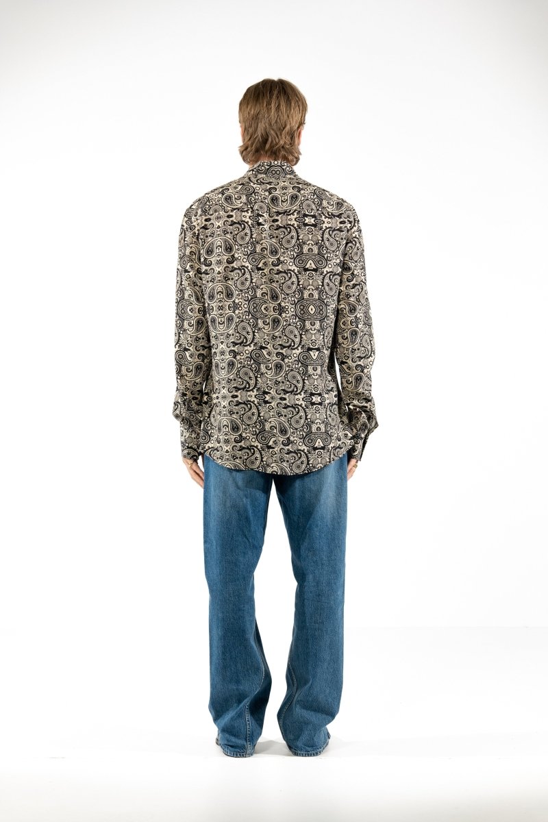 CAMICIA IVORY PAISLEY - Benevierre