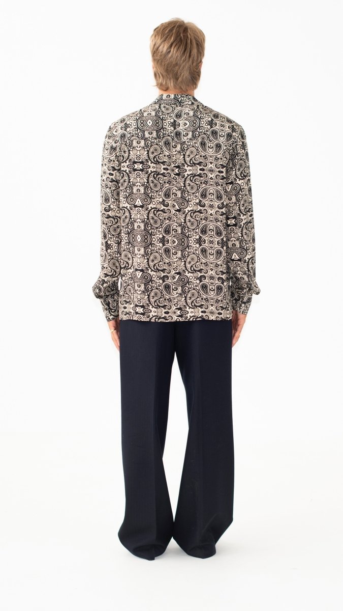 CAMICIA IVORY PAISLEY - Benevierre