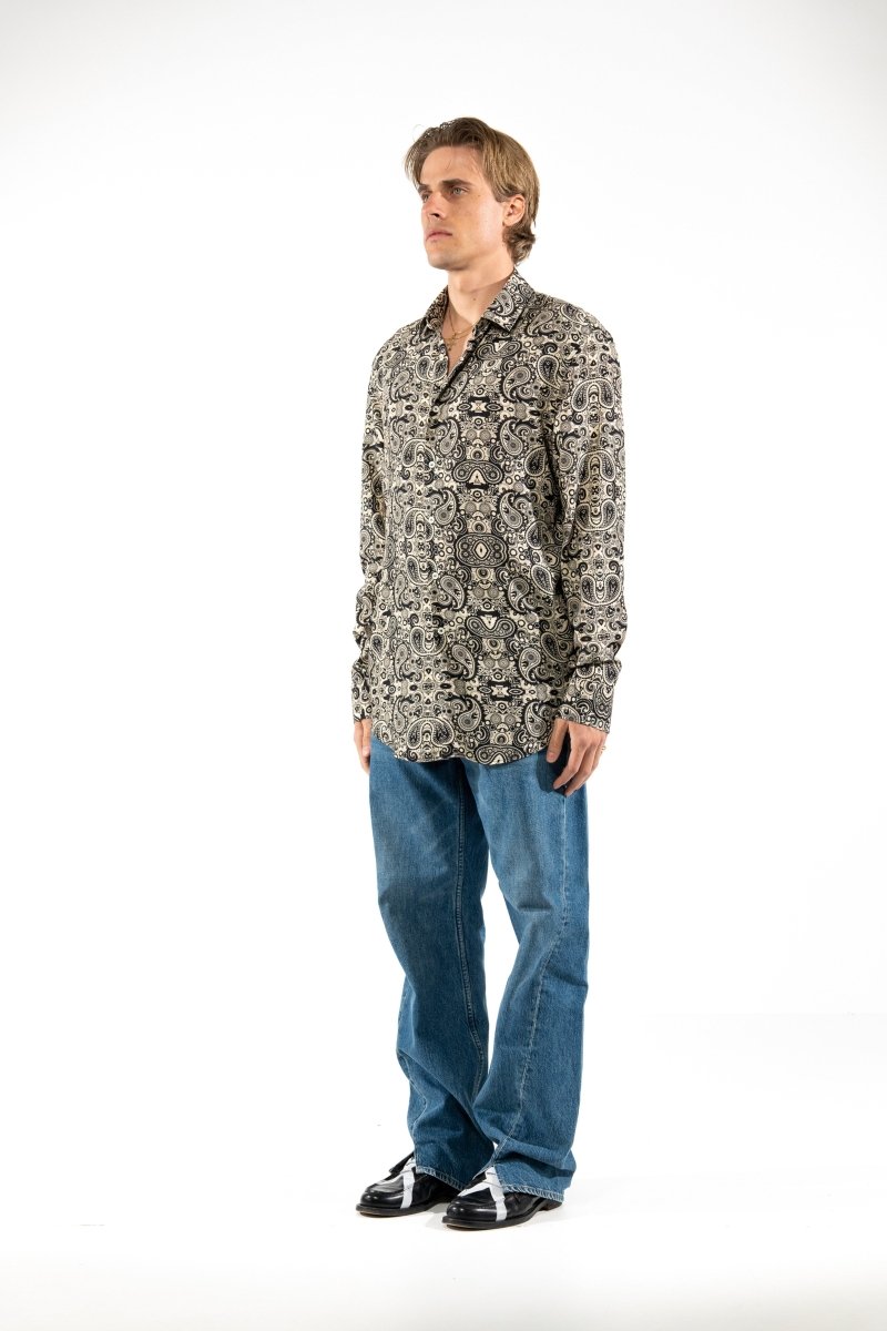CAMICIA IVORY PAISLEY - Benevierre