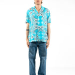 CAMICIA LIGHT BLUE FLOWERS - Benevierre