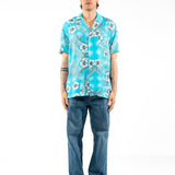 CAMICIA LIGHT BLUE FLOWERS - Benevierre