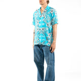 CAMICIA LIGHT BLUE FLOWERS - Benevierre