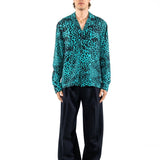 CAMICIA LIGHT BLUE LEOPARD - Benevierre
