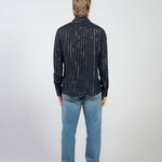 CAMICIA LUREX BLACK ANIMALIER - Benevierre