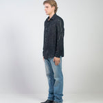 CAMICIA LUREX BLACK ANIMALIER - Benevierre