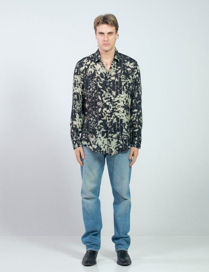 CAMICIA LUREX CREAM BOUQUET - Benevierre