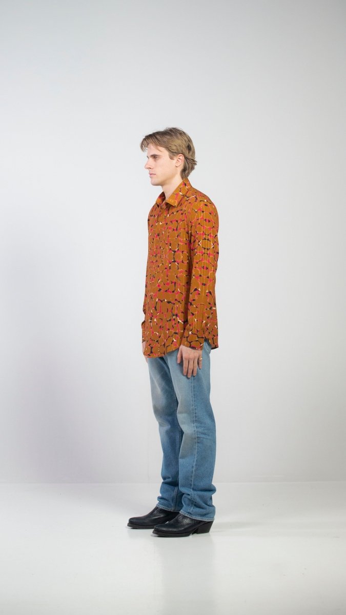 CAMICIA LUREX GOLD OPERA - Benevierre