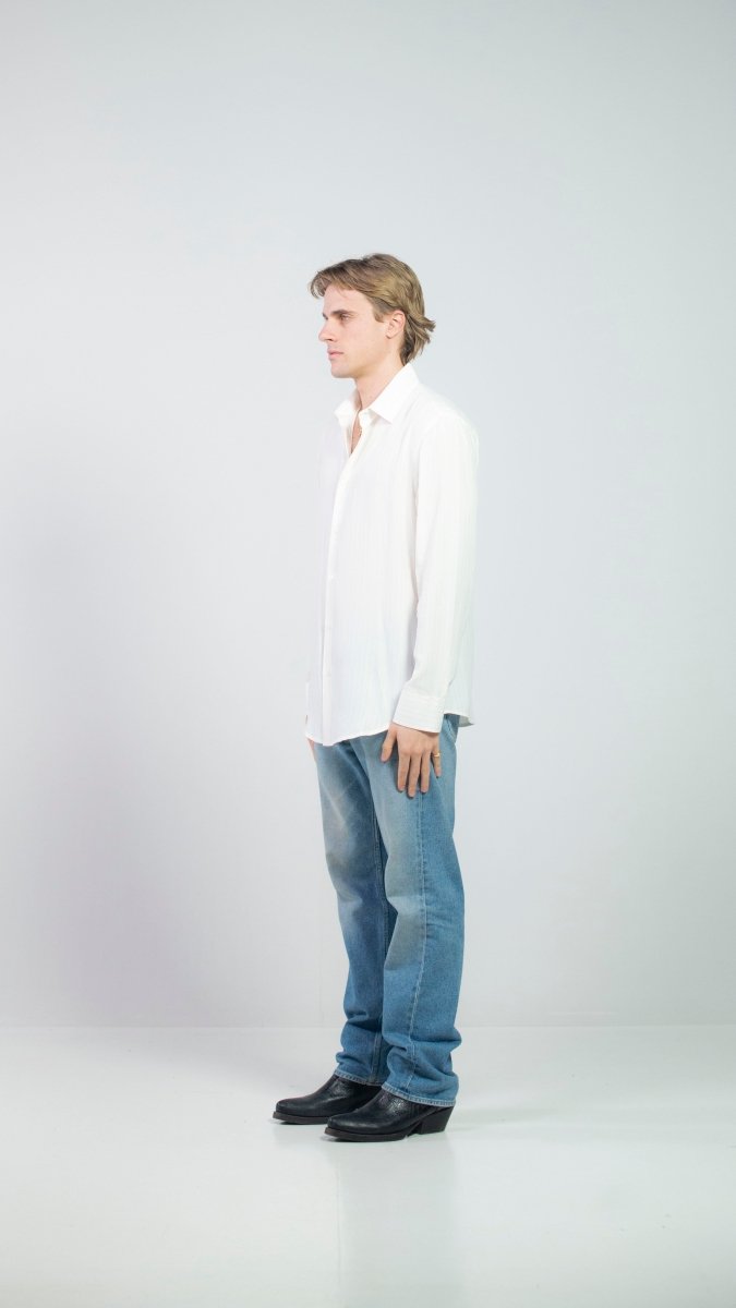 CAMICIA LUREX WHITE PIPPO - Benevierre