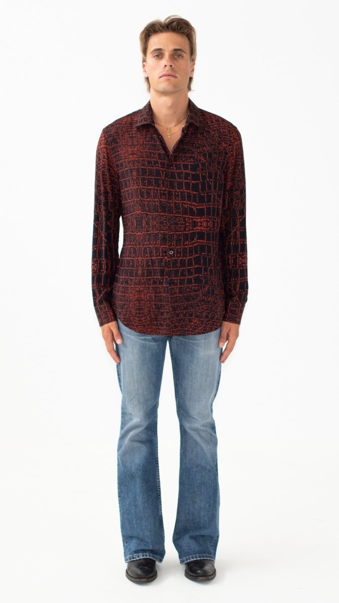 CAMICIA RED CROCODILE - Benevierre