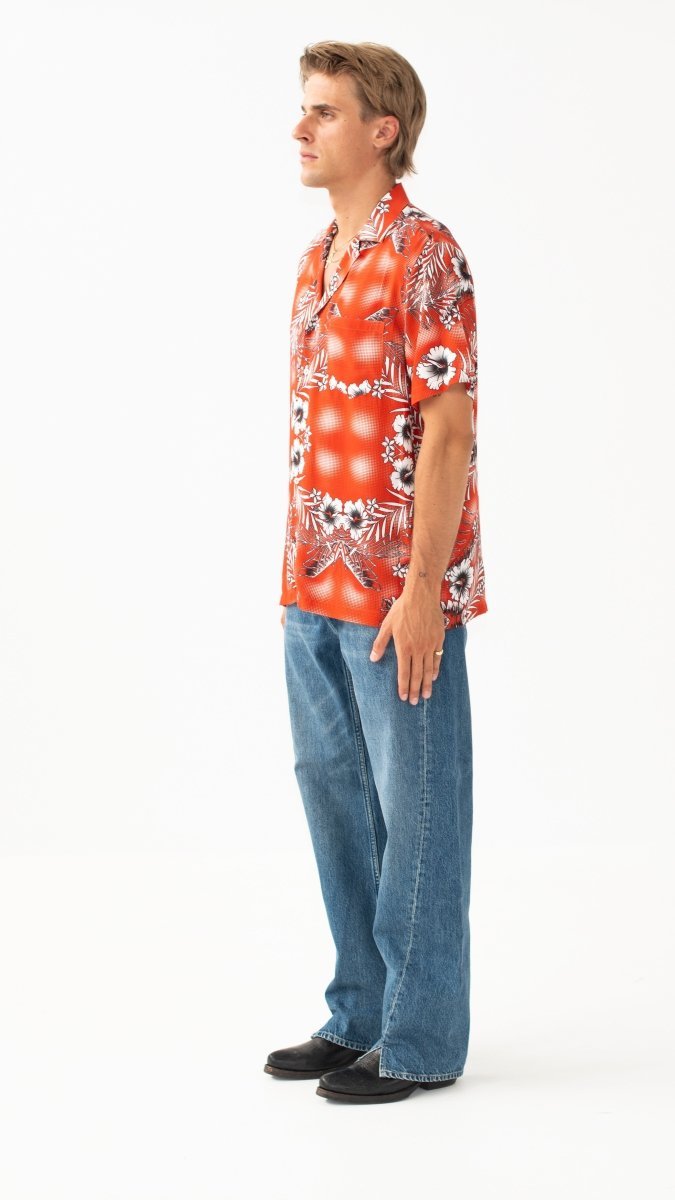 CAMICIA RED FLOWERS - Benevierre