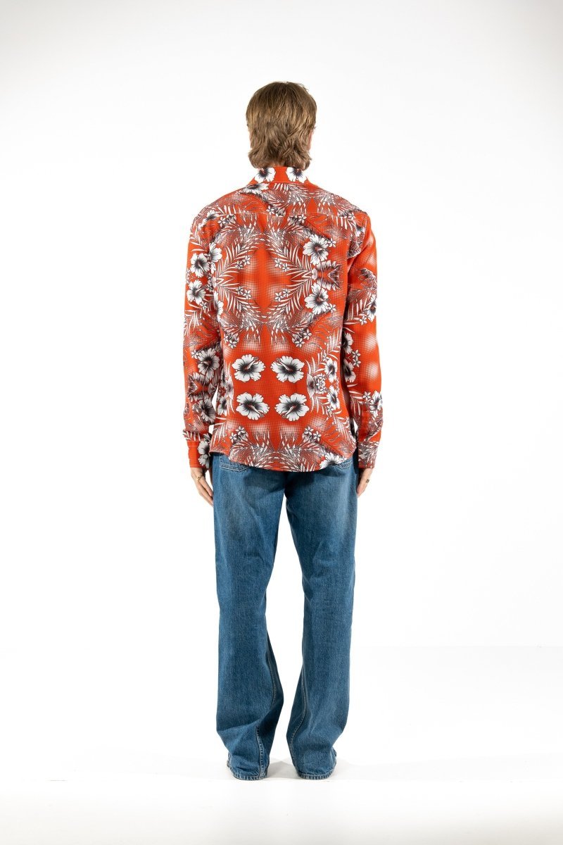 CAMICIA RED FLOWERS - Benevierre