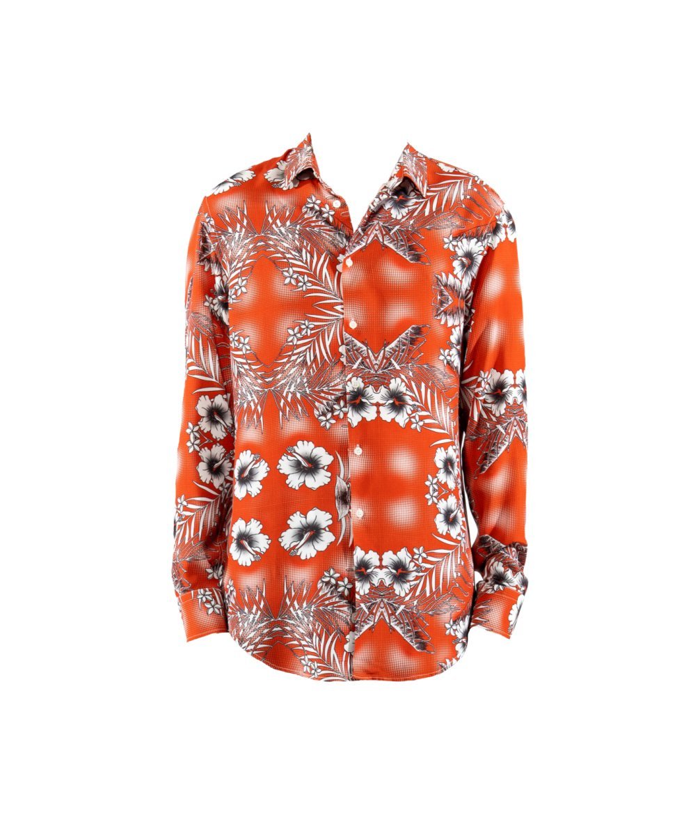 CAMICIA RED FLOWERS - Benevierre