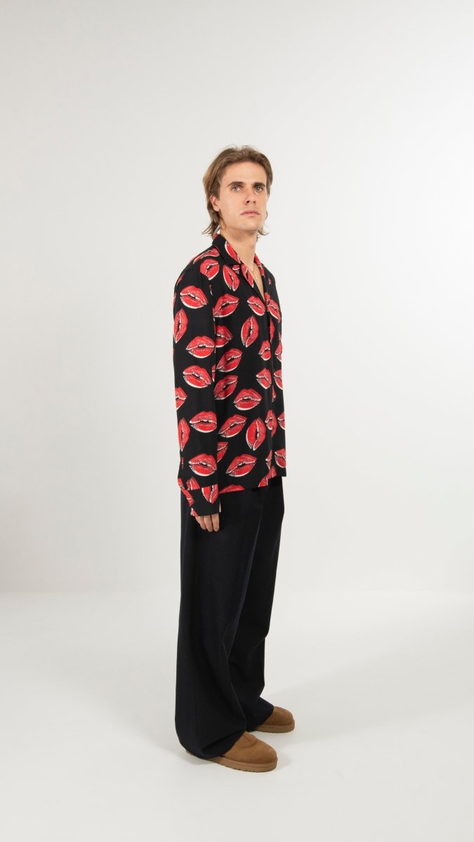 CAMICIA RED KISSES - Benevierre