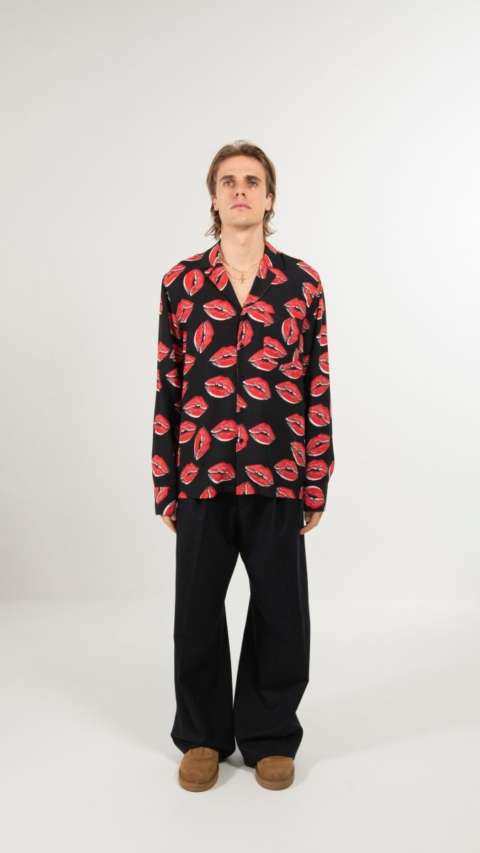 CAMICIA RED KISSES - Benevierre