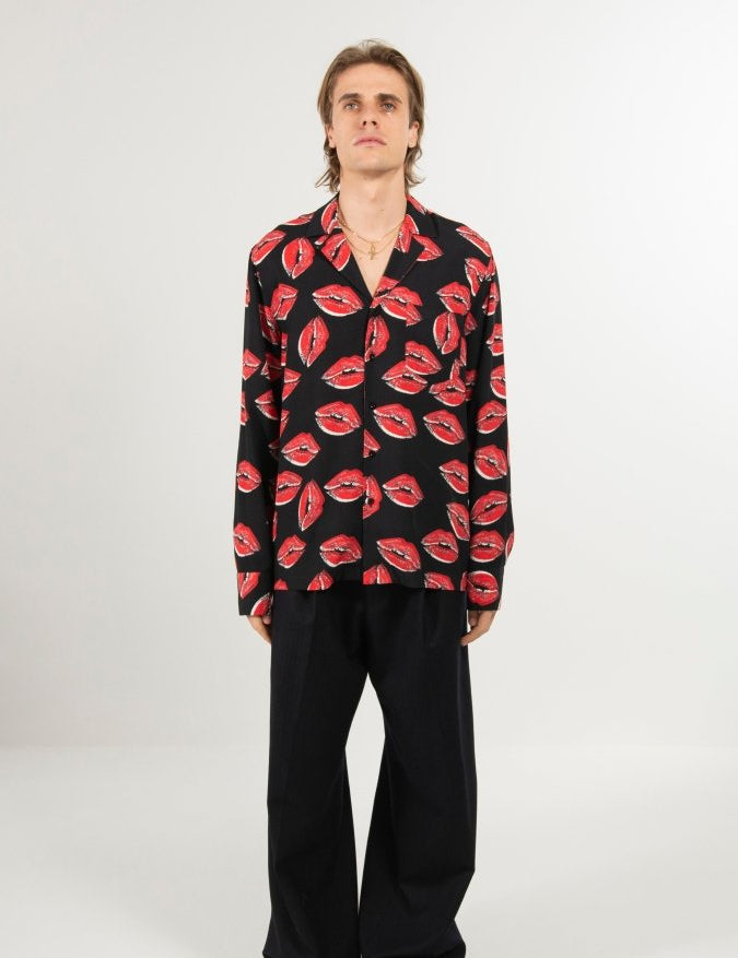CAMICIA RED KISSES - Benevierre