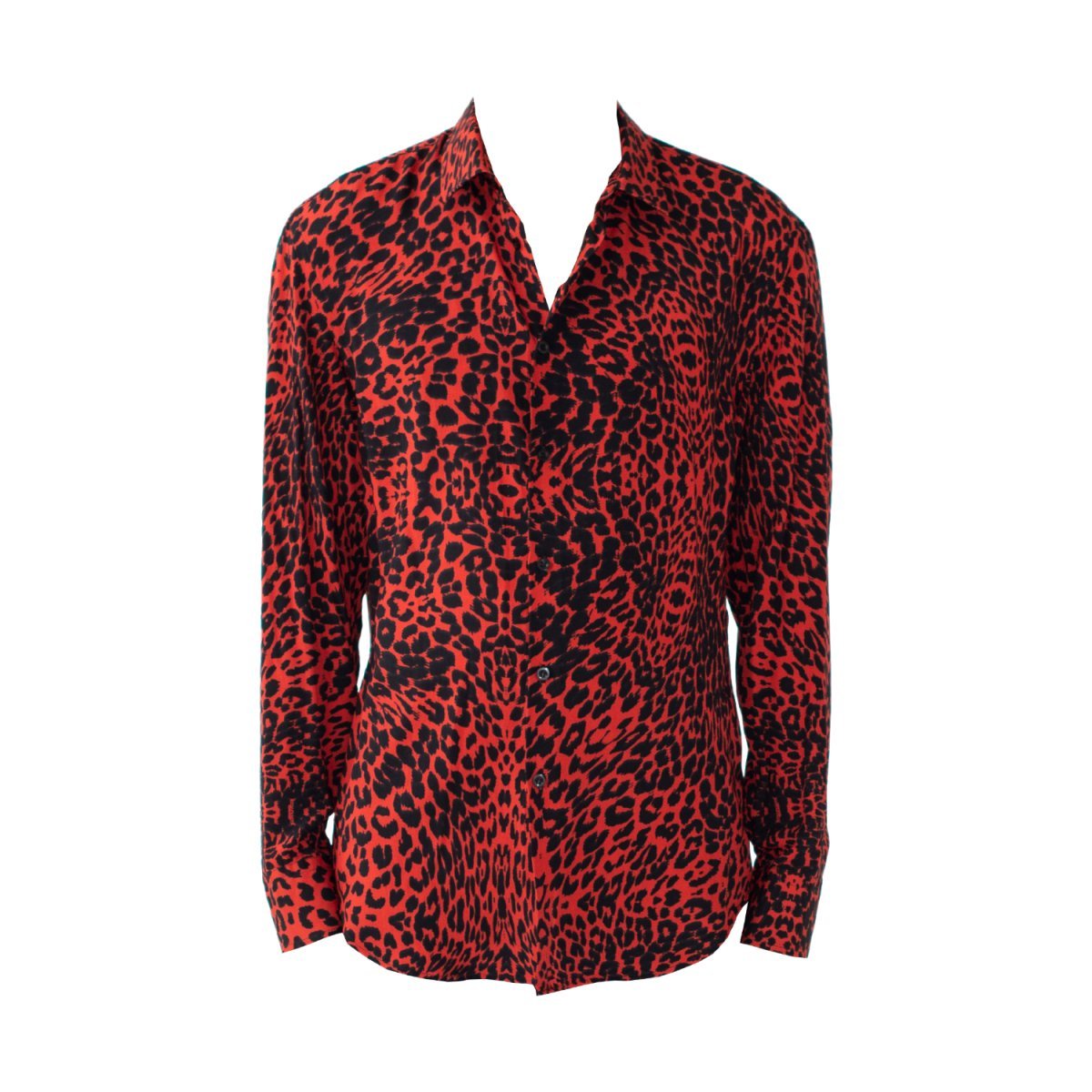 CAMICIA RED LEOPARD - Benevierre