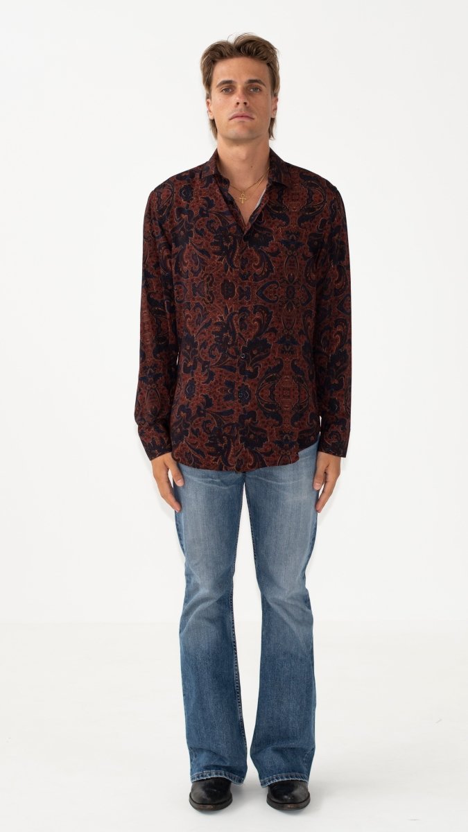 CAMICIA RED PAISLEY - Benevierre