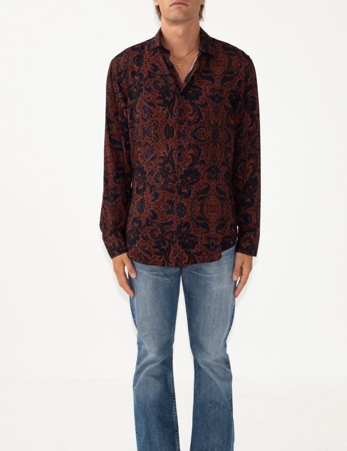 CAMICIA RED PAISLEY - Benevierre