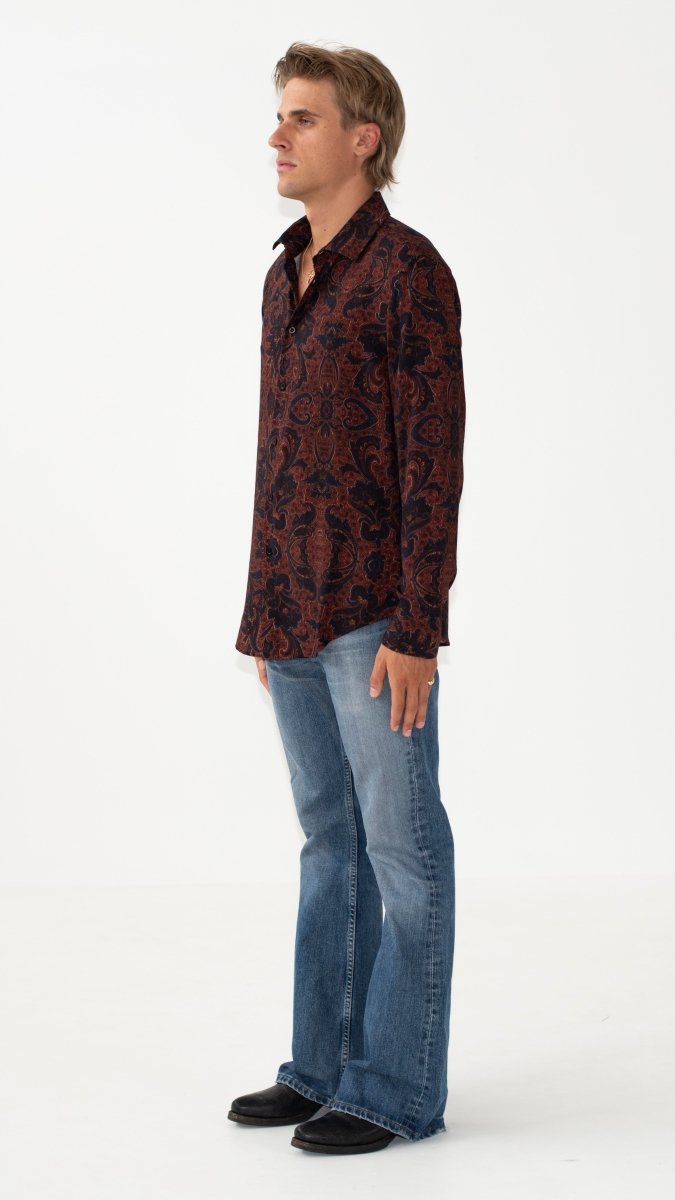 CAMICIA RED PAISLEY - Benevierre