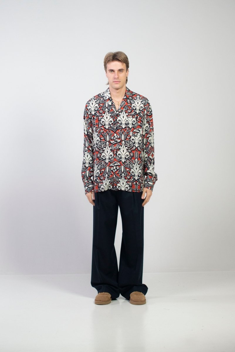 CAMICIA RED PAISLEY BAROQUE - Benevierre