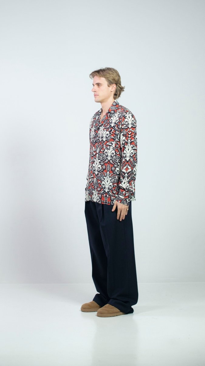 CAMICIA RED PAISLEY BAROQUE - Benevierre
