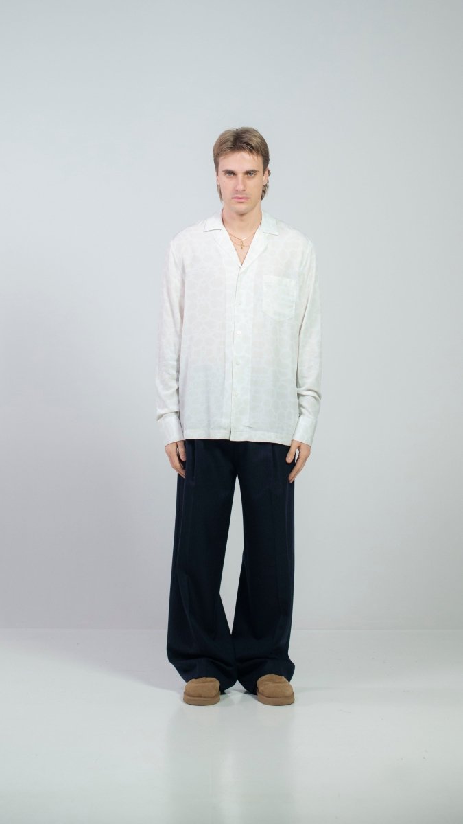 CAMICIA WHITE ANIMALIER - Benevierre