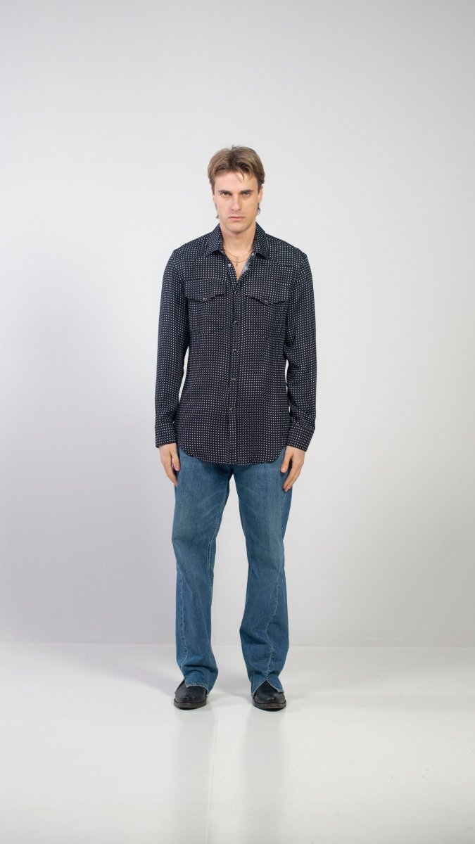 CAMICIA WHITE MICROPOIS - Benevierre