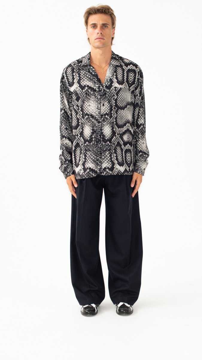 CAMICIA WHITE SNAKE - Benevierre